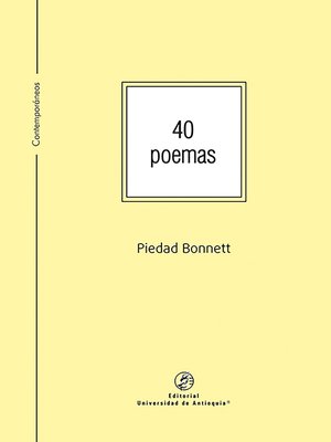 cover image of 40 poemas